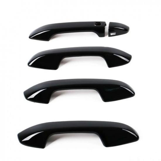 Chrome Carbon Fiber Car Door handle Cover Trim For Kia Forte K3 BD - GT