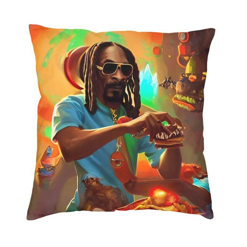 American Music Rapper Snoop Dogg Cushion Cover Doublesided Print Throw