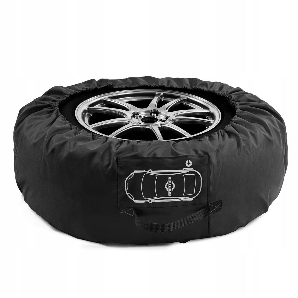 4 Pcs Protective Wheel Cover for Spare Wheels and Tires 17-20' Black