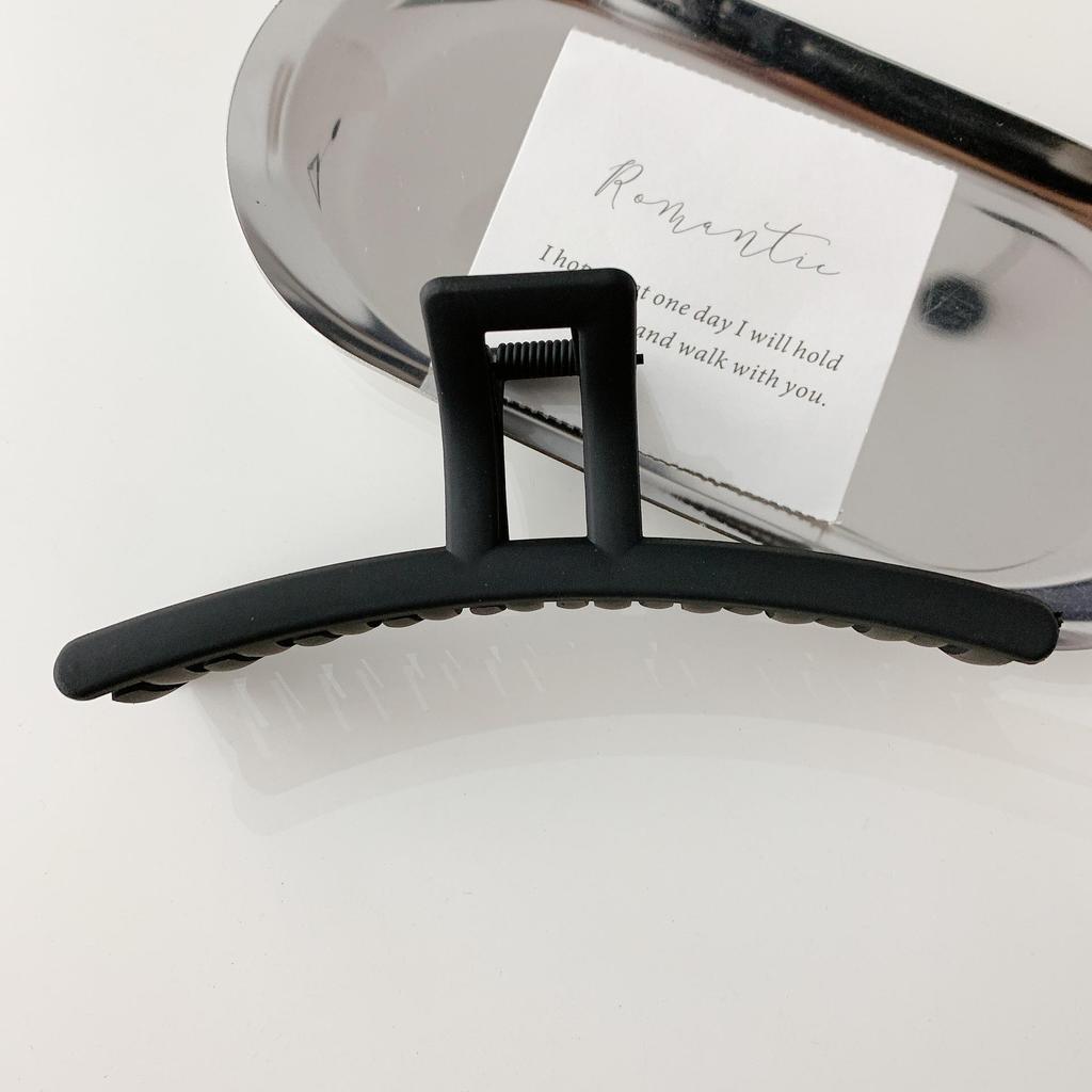 Small Black Claw Clip for Women - Hair Accessory for High Ponytail & Hairpin