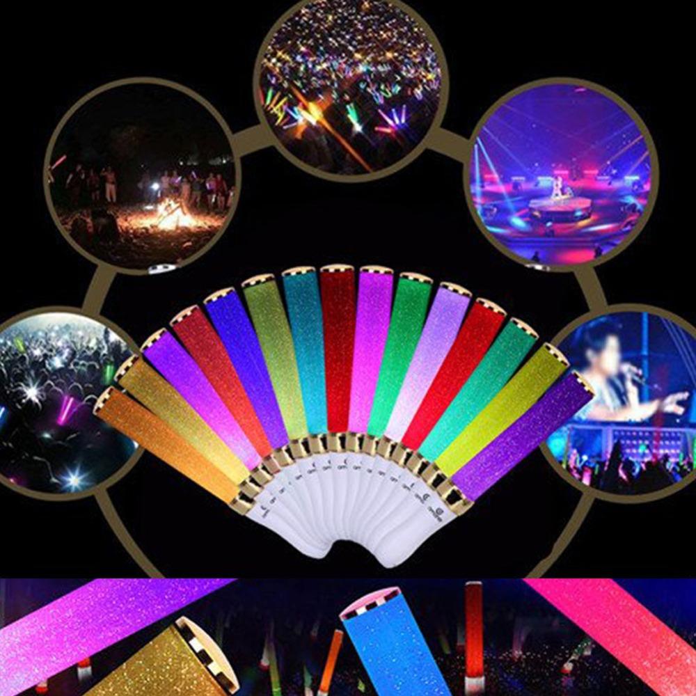 Wedding Party Celebration 15 Colors Battery Powered LED Glow Stick Light Stick Concerts Decor