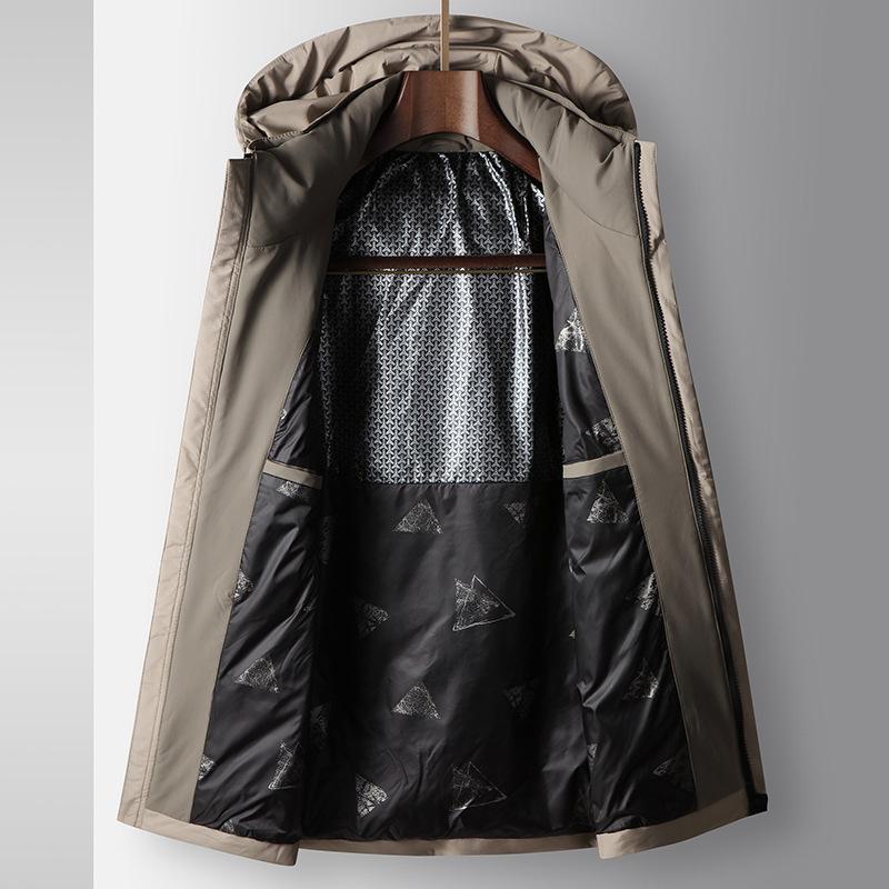 Autumn and Winter Removal Cap Down Warm Youth Business Thickened Down Cold-proof Trendy Jacket