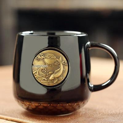 Fish Scale Ceramic Mug