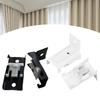 30 Pieces Curtain Rod Brackets Curtain Hangers Multipurpose Top-mounted Portable