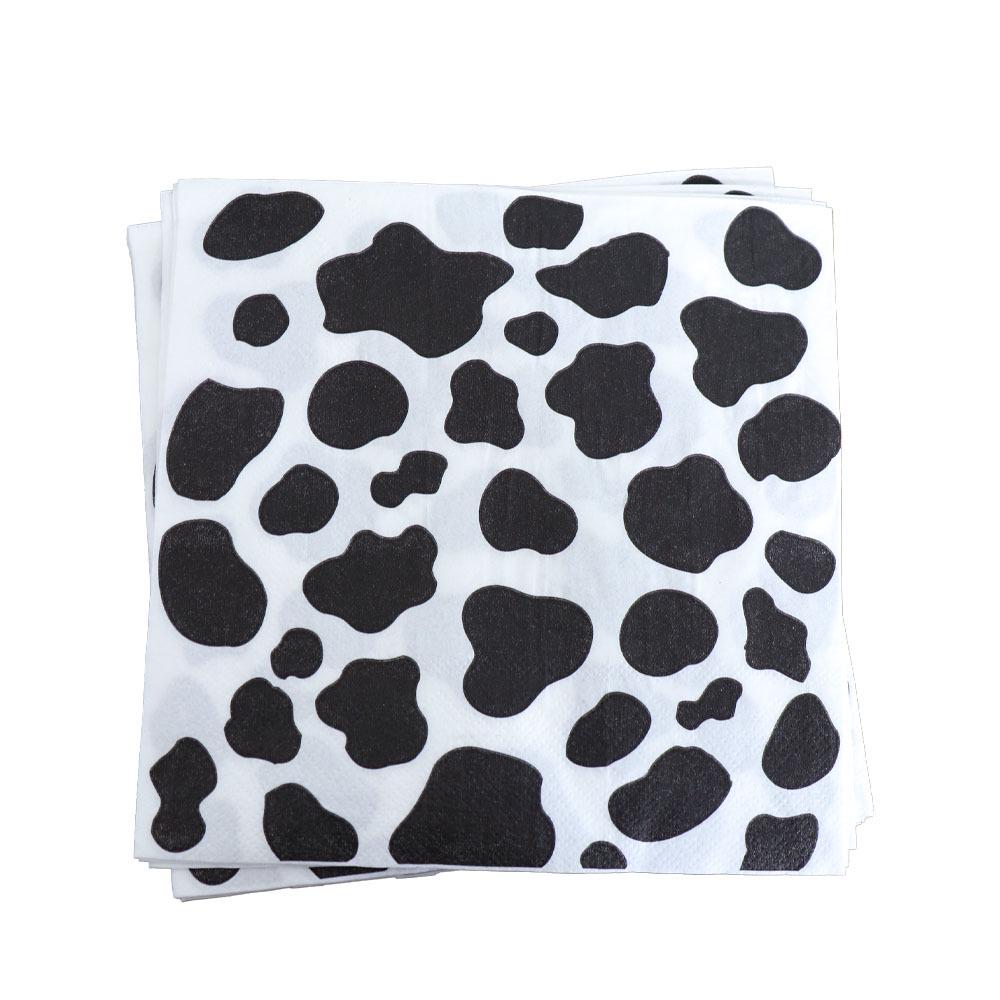 Cross-Border Spotty Cow Theme Kids' Party Supplies: Disposable Tableware, Paper Cups, and Gift Bags