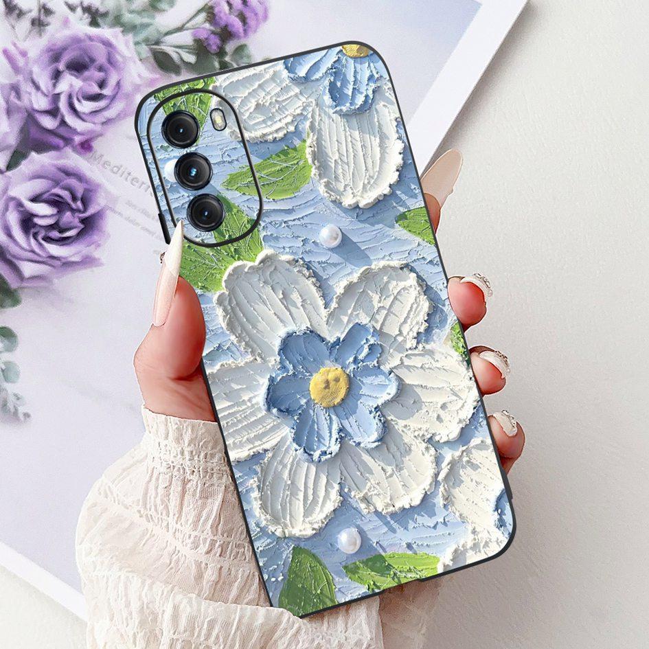 For Motorola Moto G 2022 Case Cover Fashion Butterfly Flower Soft Silicone Phone Cases For Moto G 5G Plus 2020 XT2075 Back Cover