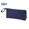 Practical Pen Storage for Classroom Pencil Case with Zipper And Handle, Durable Oxford Solid Color Minimalist Cloth Organizer, Portable Lightweight