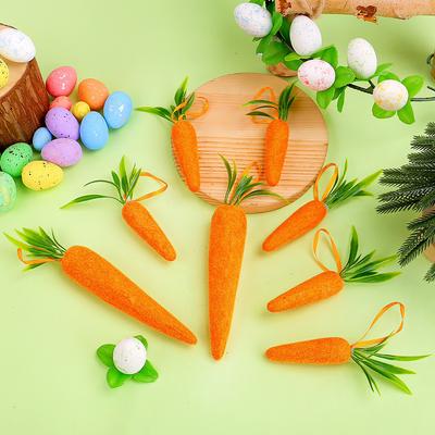 2025 New Style, Easter Decoration, Carrot Ornament, Size, Carrot Decoration, Living Room Sofa Arrangement
