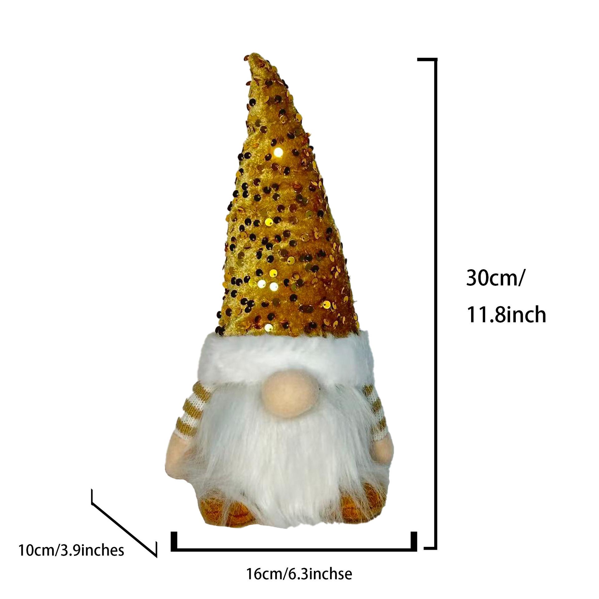 

Светящаяся Рождественская Безликая Кукла Лампа Рождественский Гном Кукла Праздничный Атмосферный Свет Навидад Натал Подарок Новогодний Ночник