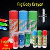 Tri-Color Pig Marking Crayon Set: Red, Green, Blue for Veterinary Use