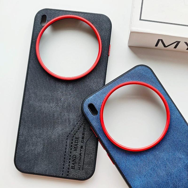 For VIVO X300 Ultra Case Matte Cowboy Leather Texture Splicing Silicone Hard Cover For Vivo X300 Ultra Shell Dustproof Bumper