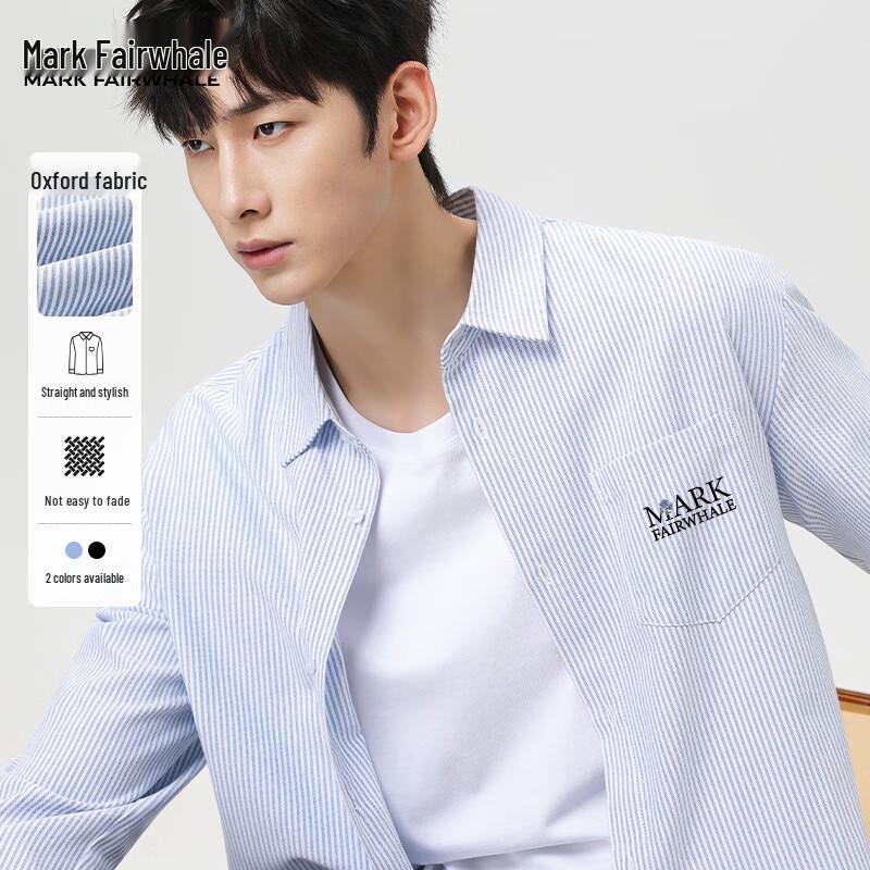 Mark Fairwhale Men s Long-Sleeve Oxford Shirt 3XL