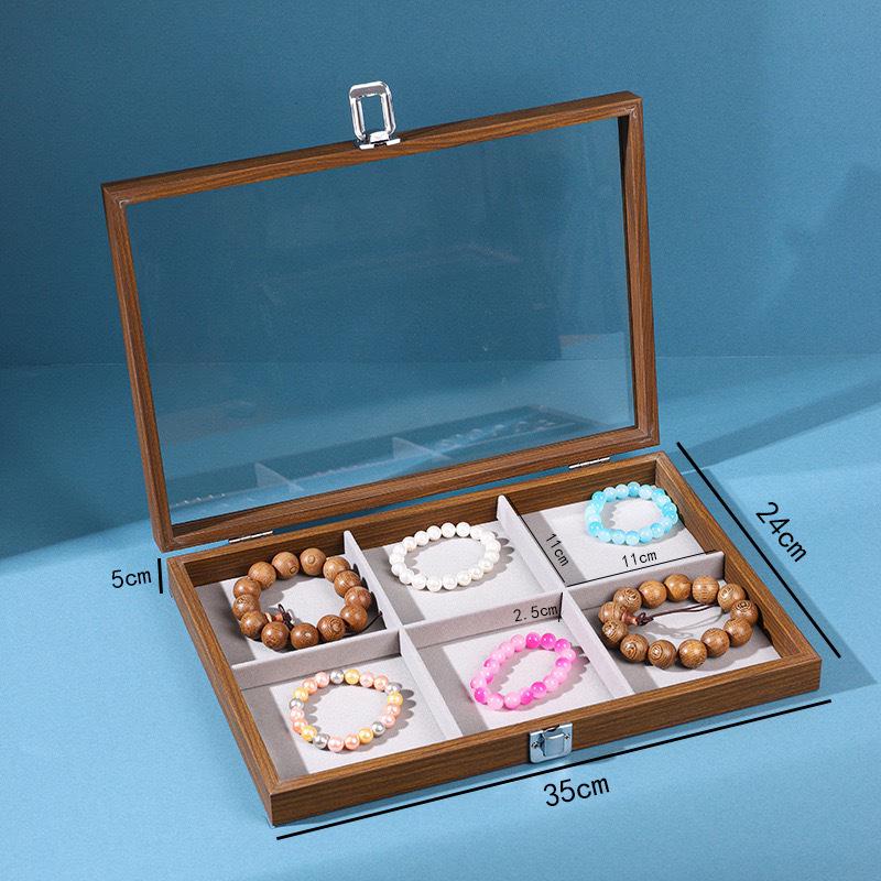 New Dustproof Jewelry Box with Lid for Bracelets & Jade Jewelry