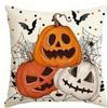 Trick Or Treat And Happy Halloween Themed Pillowcases For Spooky Decor! Sofa Cushion Cover Holiday Party Decoration Gift