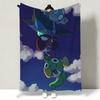 Anime KKeroro GGunso Throw Soft Warm Flannel Throw Blanket Multiuse for Sofa Bed Office Nap