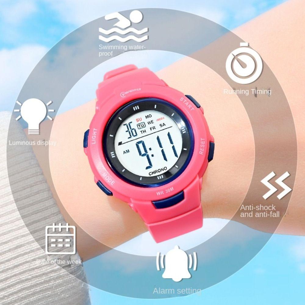 Waterproof Sports Watch Luminous Alarm Clock New Wristwatches