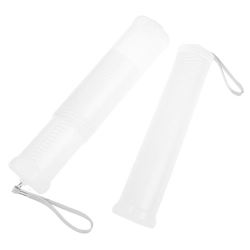 Estojo para lápis em formato de cilindro, suporte para caneta, pp, portátil, ajustável