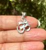 999 Silver Hindu Religious Symbol Om Aum Pendant, Yoga Prayer Healing Spiritual Pendant, Health, Free Ship