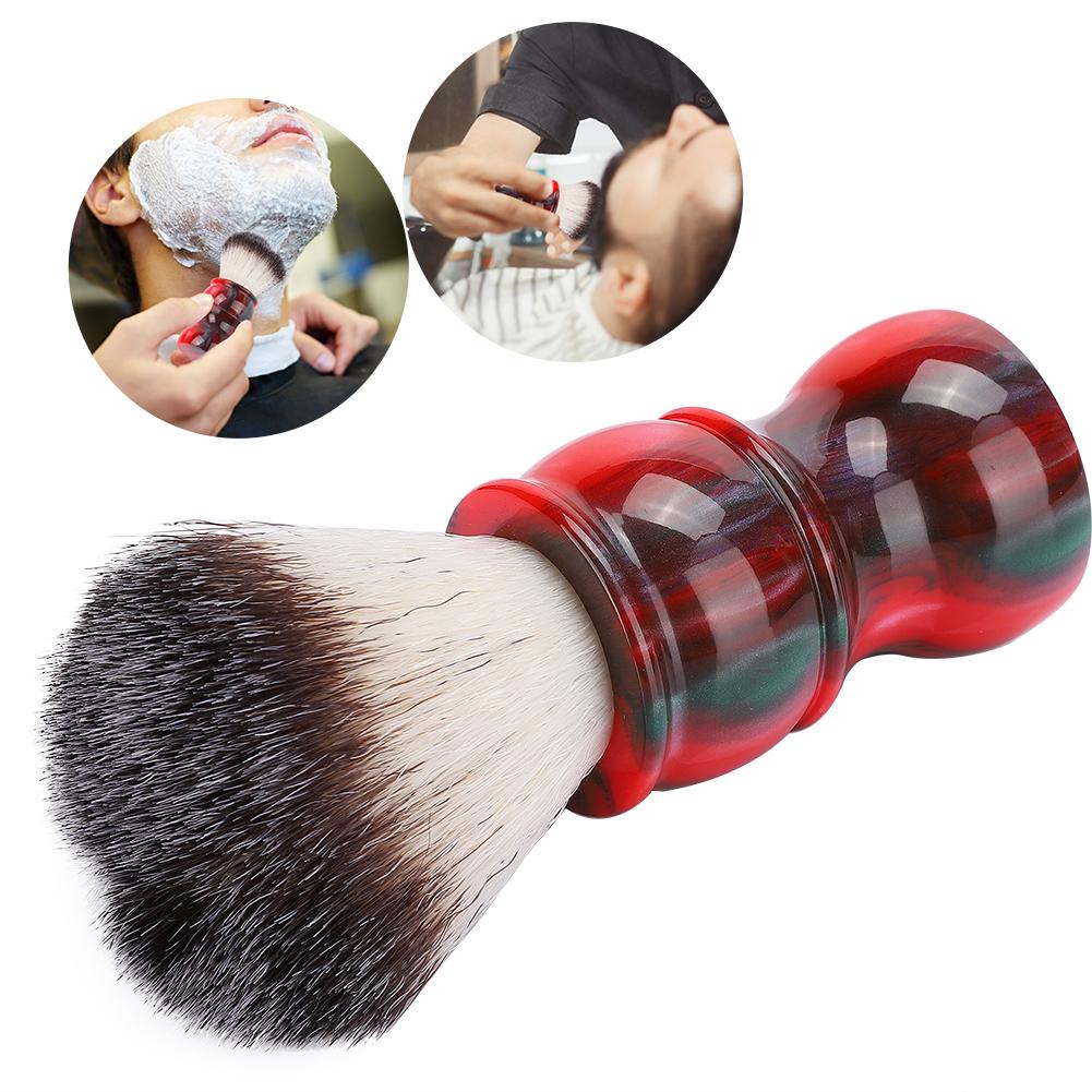 Professional Men Beard Shaving Brush Facial Hair Cleaning Brush for Barber Salon Home