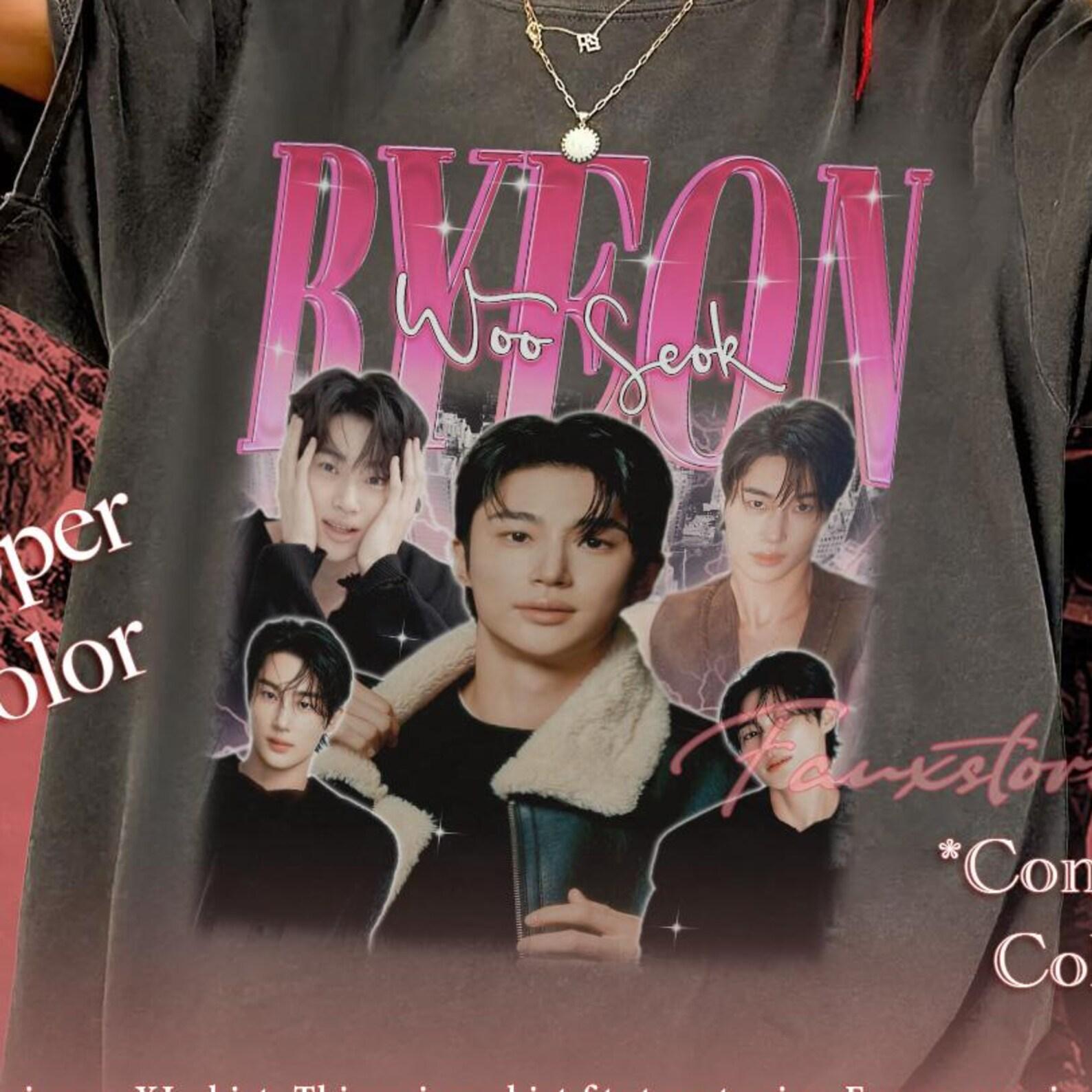 BYEON Woo Seok Graphic T-Shirt – Comfort Colors KPop Tee M