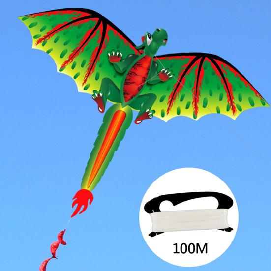 Kids Cute 3D Dinosaur Kite Flying Game Outdoor Sport Playing Toy
