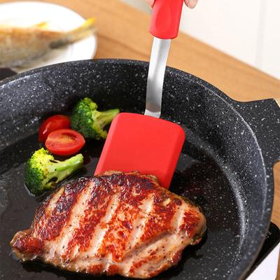 Silikon-Plätzchenspatel, Wender, Mini-Brownie-Spachtel, hitzebeständig, keine Kratzer, kleiner Silikonspatel, Antihaft-Kochgeschirr-Flipper, Backutensilien