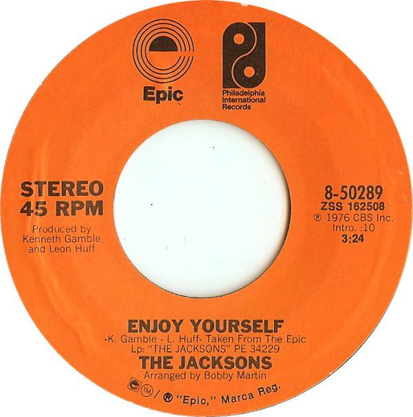 

7inch Record JACKSONS - Enjoy Yourself 850289 Epic, Philadelp 1976 US Soul/Funk Used