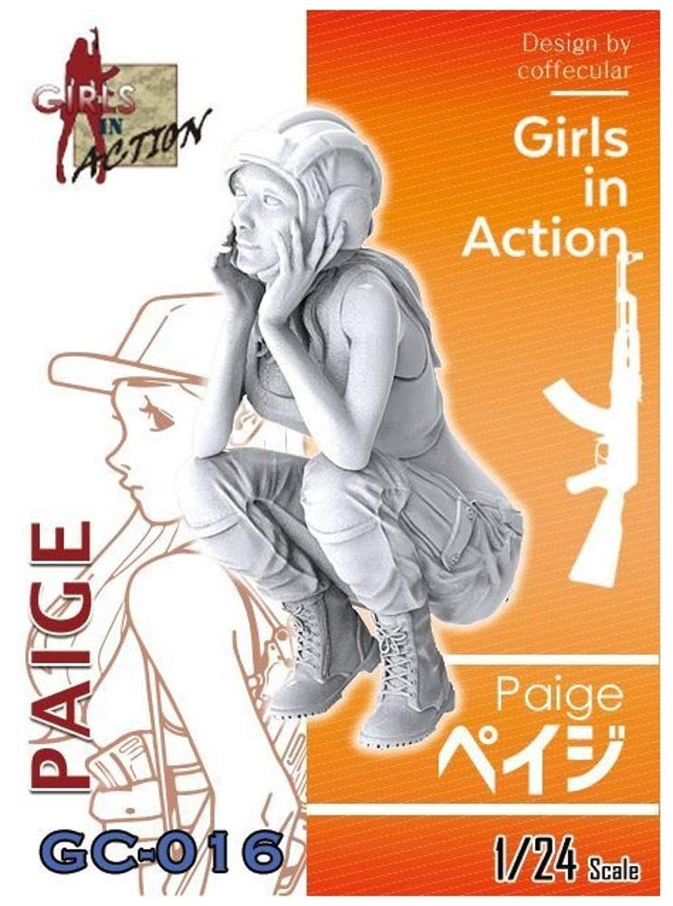 

Zilpla Girls in Action Series Paige Resin Kit 1/24 GC-016