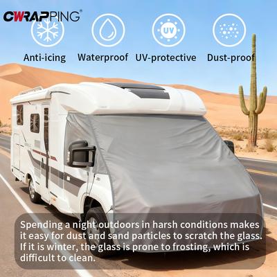 Car Windscreen Frost Cover Campervan Accessories Breakwind Tent Motorhome Accessories Interior Equipment Camping Car Accessory