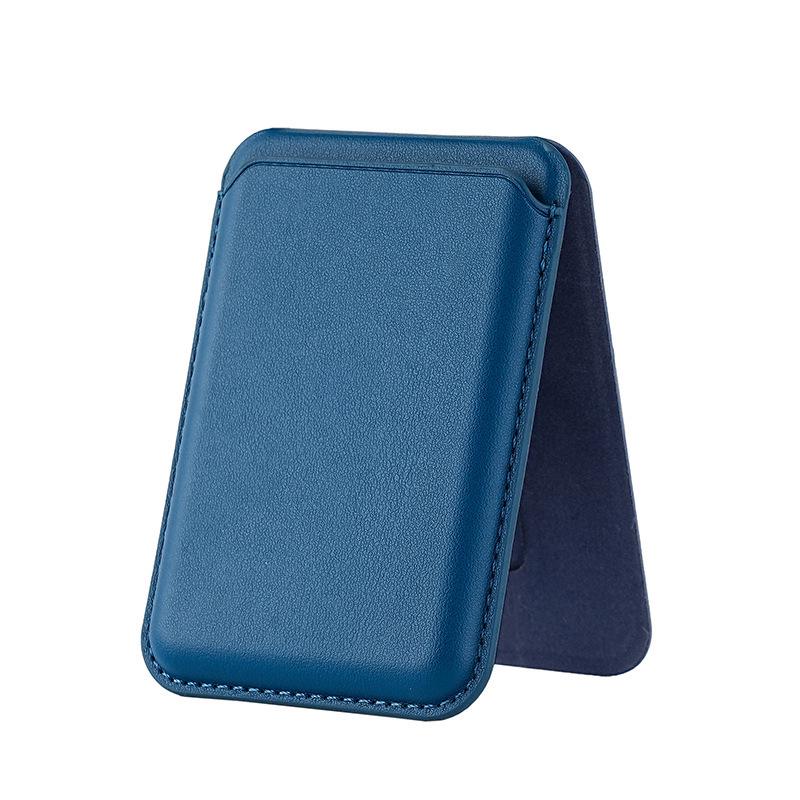 iPhone 12-17 MagSafe Magnetic PU Leather Card Holder & Phone Stand - Light Luxury Style