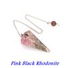 Natural Stone Quartz Agates Pendant Reiki Healing Crystal Cone Amethyst Charm Gems Pendulum Chakra Wicca For Divination Dowsing