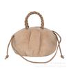 Pumpkin Crossbody Cloud Bag: New Style, Imitation Fur, Fashionable & Versatile