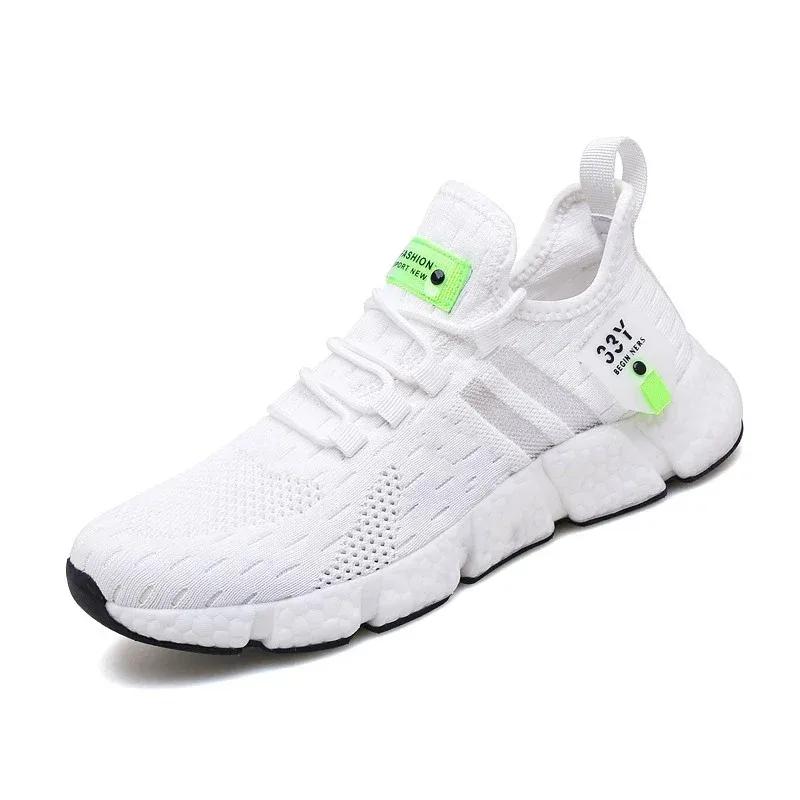 Fashion Men Casual Sneakers Summer Breathable Sport Shoes Lightweight Outdoor Mesh Running Shoes Athletic Jogging Tenis Walking Shoes