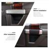 For 2015- Ford F150 F-150 Red Interior Door Handle Protective Cloth Cover 4P