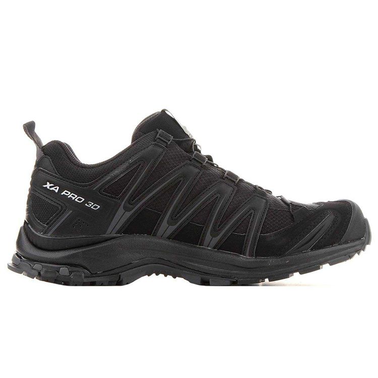 SALOMON Xa Pro 3D Leather Comfortable Outdoor Breathable Low-Cut Hiking Shoes Men Hiking Shoes Black 393322