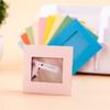 Photo Frame with Wood Clip Rope Colorful Square Film Picture DIY 3Inch Paper Photo Album Frame