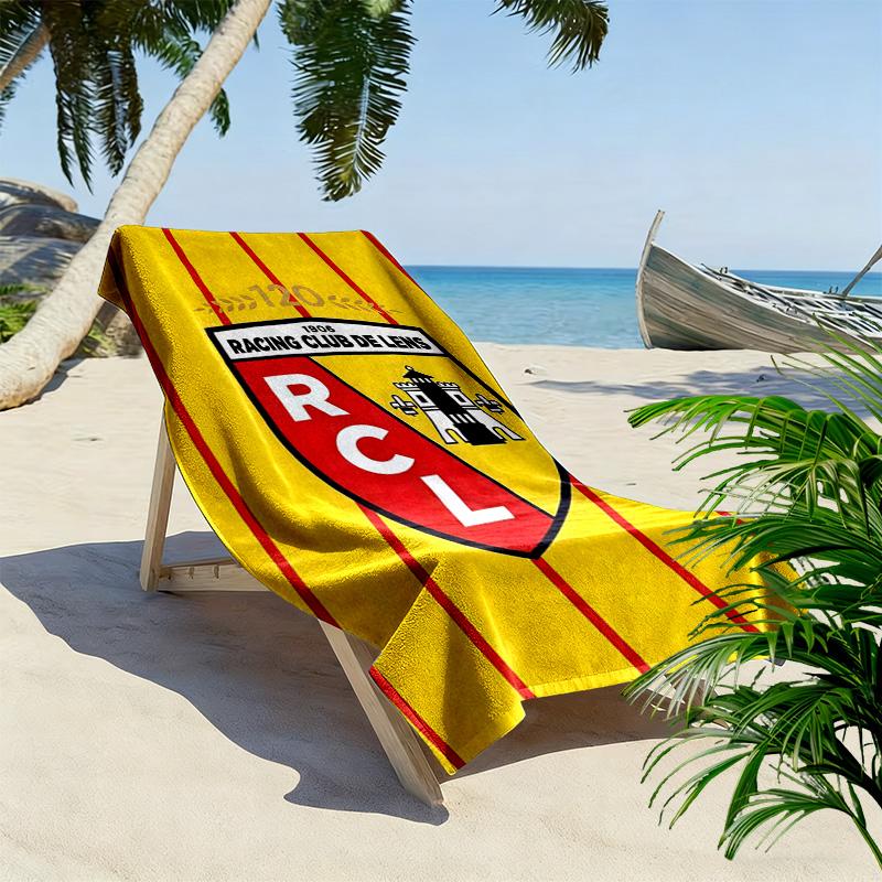 RC Lens Print Beach Towel, Large Soft Quick Dry Towel for Beach Camping Swimming