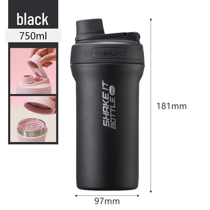 LOCK&LOCK Insulated Fitness Shaker Water Bottle
