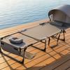Portable Beach Mat with Sunshade Moisture Resistant for Pool, Park
