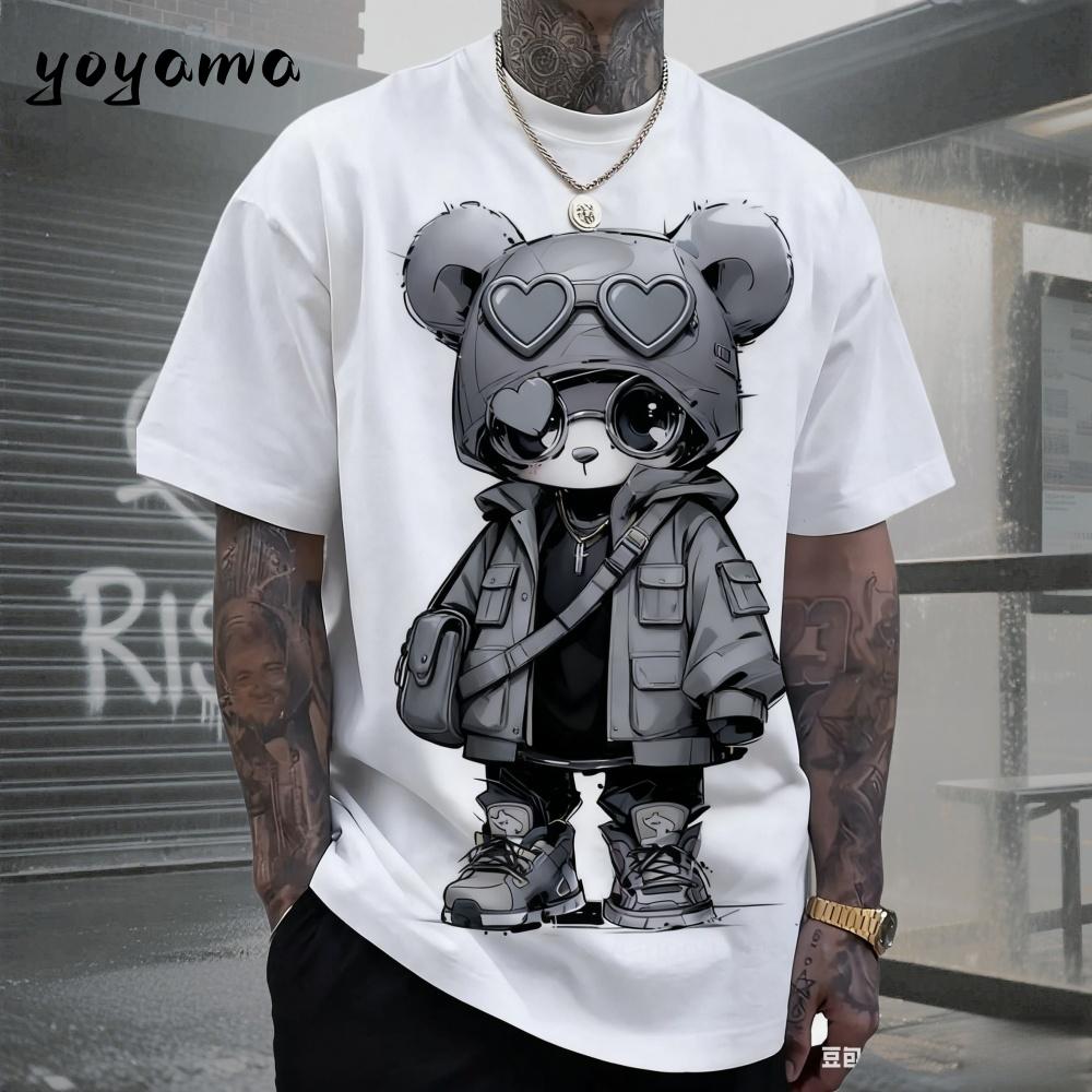 MDHAO xin nan zhuang  3D txu Heren T-shirts Hip Hop Beer Patroon 3D Print Herenkleding Zomer Nieuwe Streetwear Oversized Unisex T-shirt Harajuku Herenkleding 6XL