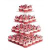 3/4/5 Tier Acrylic Wedding Cake Stand - Crystal Cupcake Display Shelf with LED Light - Perfect Party Decor Serving Platter