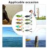 5Pcs Fishing Lures Soft Artificial Frogs Fishing Trout Fishing Lures Double Propellers Colorful Large Feet Swimbaits Set
