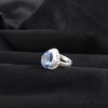 Tanzanite Gemstone 925 Sterling Silver Handmade Women's Jewelry Promise Ring For Gift RR-77-3