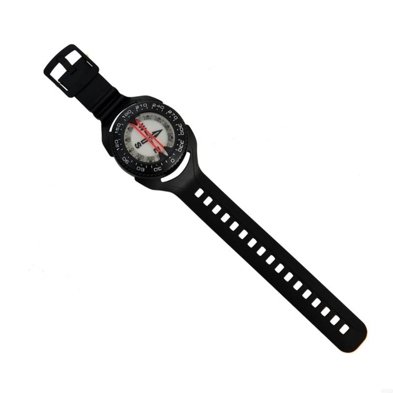 Waterproof Wrist Compass Outdoor Navigation Watch Portable Wrist Mounted Compass For Hiking Camping Survival Activities