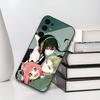 S-Spy X F-Family Anime Phone Case For Samsung S25,S24,S21,S22,S23,S30,Ultra,S20,Plus,Fe,Lite,Soft Black Cover