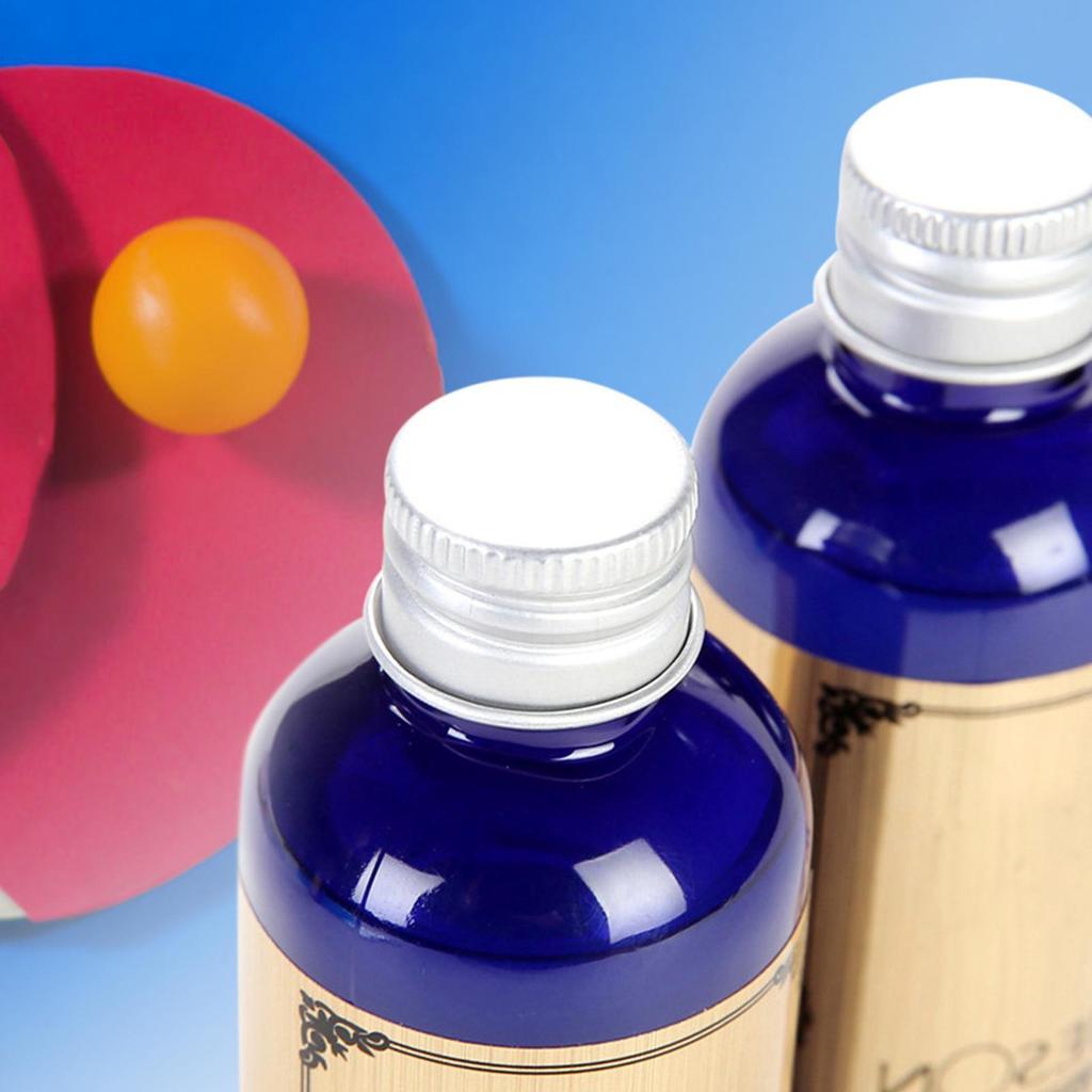 Profesjonalny Klej do Tenisa Stołowego 100ml Szybkoschnący Klej do Okładzin Rakietowych Wzmacnia Rotację i Prędkość Do Konserwacji Rakietki Pingpongowej