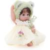Cloveray Interactive 12-Inch Reborn Baby Doll with Realistic Body, Removable Outfit, Water Play Suitable