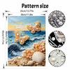 Pearl Painting Set Pearl Art DIY Handmade Crafts Ocean Wave Butterfly Seashell Flower Home Wall Decoration