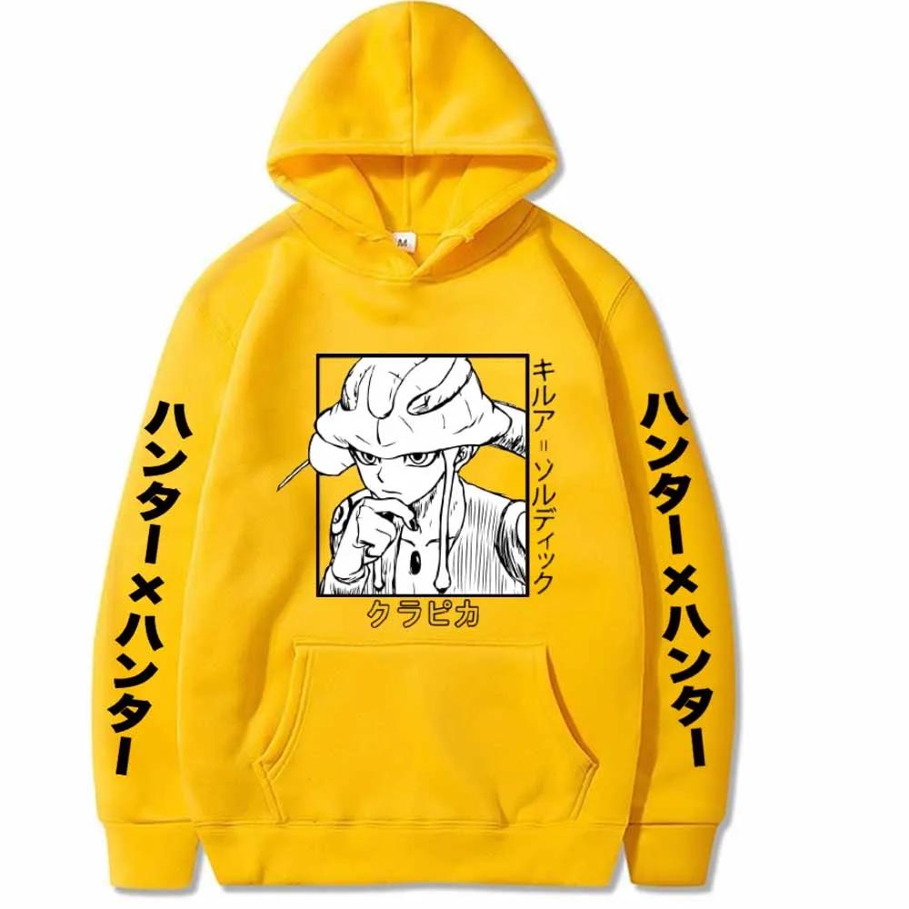 Vintage Mang Meruem Hooded Anime Hunter X Hunter Hoodies Sweatshirts Men Women Aesthetics Tops Streetwear Sweatshirt