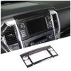 Carbon Fiber ABS Dashboard Dvd Navigation Screen Trim For Nissan Titan 2016-19
